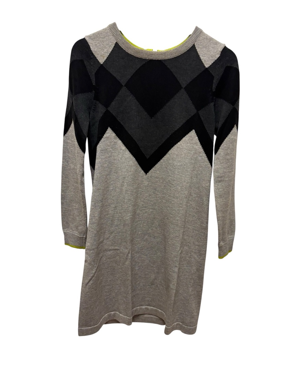 Vince Camuto Argyle Knit Sweater Dress – Size S
